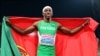 El atleta cubano Pedro Pablo Pichardo compite por Portugal. (Ina Fassnender/AFP)