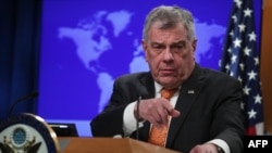 El subsecretario de Estado adjunto del Departamento de Estado para Asuntos del Hemisferio Occidental, Michael Kozak, el 13 de marzo de 2019 (Alex Wong/GETTY IMAGES NORTH AMERICA/AFP).