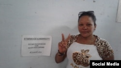 Donaida Pérez Paseiro, prisionera política arrestada y condenada por participar en las protestas del 11J en Placetas, Villa Clara.
