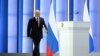 Russian President Putin delivers his annual address to the Federal Assembly in Moscow