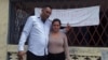 Mitzael Díaz Paseiro y Arianna López Roque. (Foto: Cubanet)