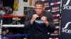 Sullivan Barrera entrena para su próximo combate.