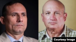 Combinación de fotografías de José Daniel Ferrer (izq.) Félix Navarro y Luis Manuel Otero Alcántara.