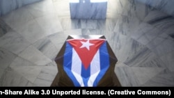 Tumba de José Martí en el cementerio Santa Ifigenia, en Santiago de Cuba.